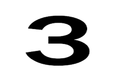 image of the number 3 image of the number 3