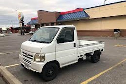 kei truck infront of burger king!