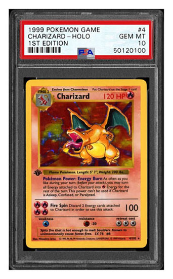 PSA 10 1st Edition Shadowless Charizard
